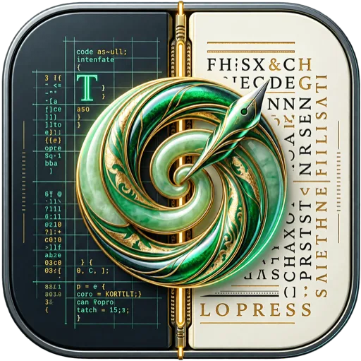 Koru Press emblem